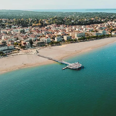 Apartament A Arcachon, Proche Plages Et Commerces, Avec Terrasse Et Parking Prive - Fr-1-474-141